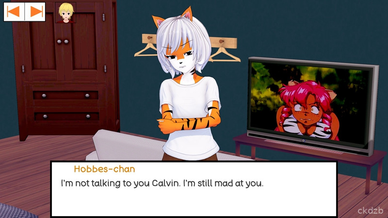 Calvin and Hobbes-chan Screenshot 2