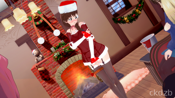 English Christmas : Girls und Panzer der Panzussy V2 Screenshot 3