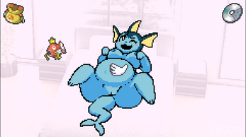 Vaporeon Belly Rubs Screenshot 2