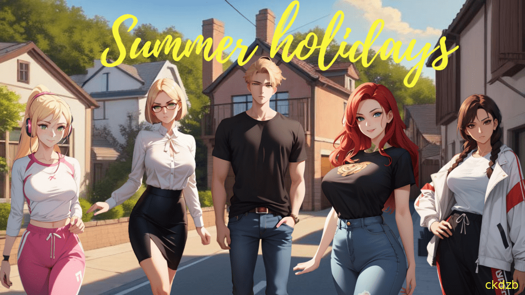 Summer holidays (COMPLETE) Game made with Artificial Intelligence Screenshot 1