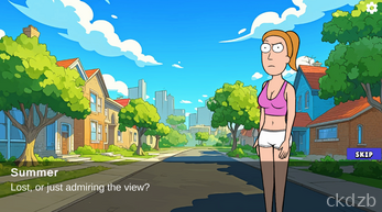 *Rick and Morty Harem* Screenshot 2