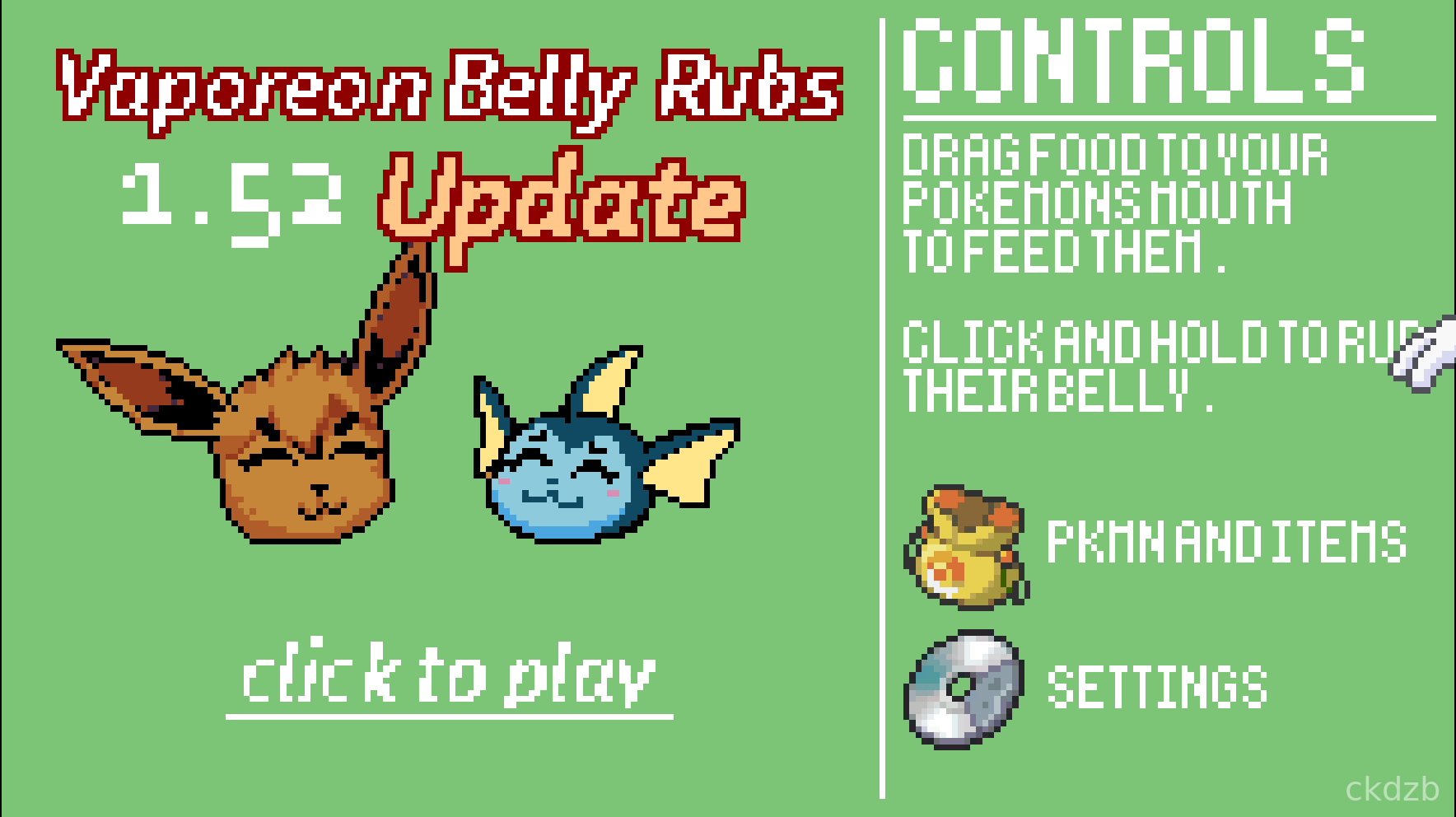 Vaporeon Belly Rubs