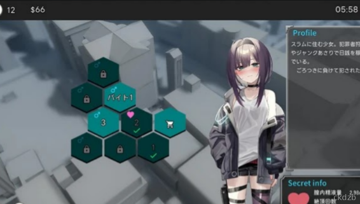 Dead-End City: Girl In The City Of Decadence Screenshot 1