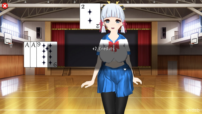 play blackjack with ayaka android ver Screenshot 3