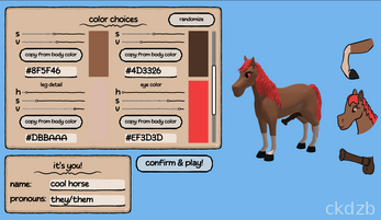 heart by hoof. Screenshot 2