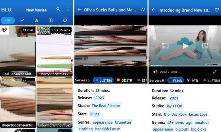 Blu Movies Screenshot 1