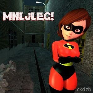My Neighbor Looks Just Like Elasti Girl!