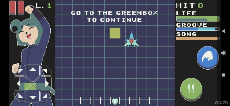 Colver's Space Beat Screenshot 1
