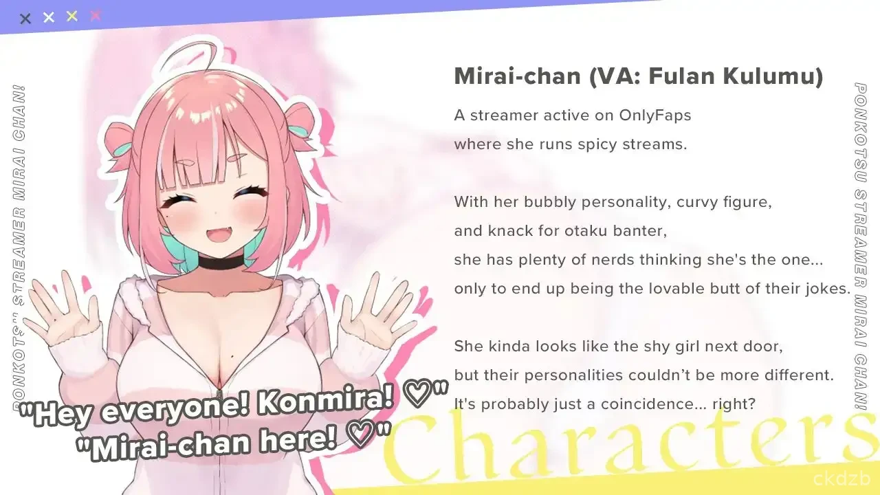 No-good Streamer Mirai-chan Screenshot 2