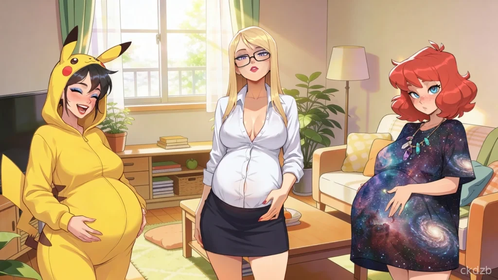 Pregnant Roommates, Send Help! Screenshot 2
