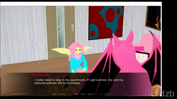 Fluttershy Is In Pregnants Screenshot 2