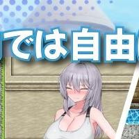 A female knight with a lewd mark on her stomach