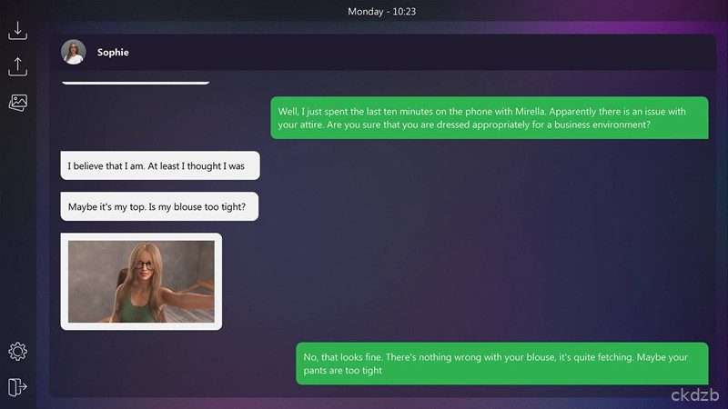 Dirty Texts – New Intern Screenshot 2
