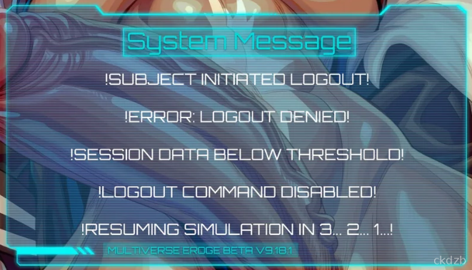Logout Denied: How I, the Beta Tester, Became Trapped in a Futanari Screenshot 1