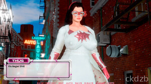 Cracks in the Aegis: A Superheroine NTR Story Screenshot 2
